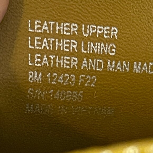 Tory Burch Ballet Loafer Mustard Patent Leather Size: 8 - Picture 12 of 16